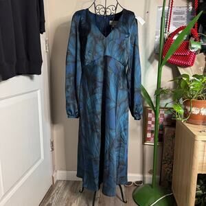 Sachin + Babi Lola Tonal Petal Printed Midi Dress 12